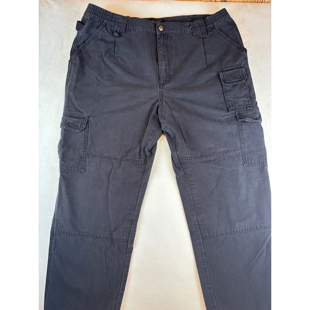 5.11 Tactical Series Mens Cargo Pants Size 40/30‎ Black Cotton Workwear